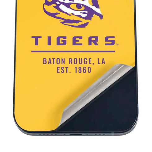LSU Tigers Baton Rouge Yellow iPhone 16 Skin