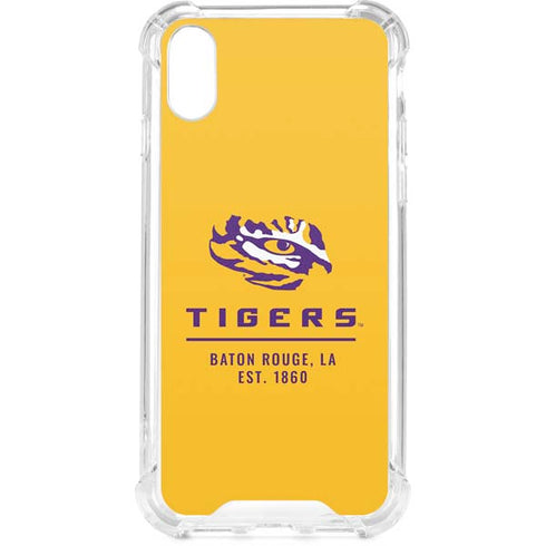 Louisiana State University - LSU Tigers Baton Rouge Yellow iPhone XS Clear Case