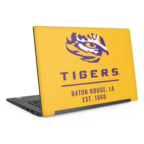 LSU Tigers Baton Rouge Yellow Dell Latitude Skin