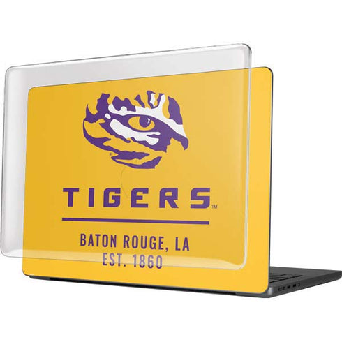 LSU Tigers Baton Rouge Yellow MacBook Pro 14in (2021-24) Case plus Skin