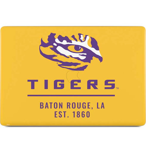 LSU Tigers Baton Rouge Yellow MacBook Skins