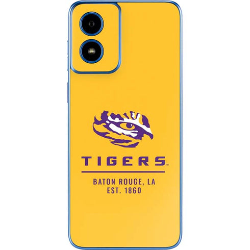 LSU Tigers Baton Rouge Yellow Moto G Play 4G (2024) Skin