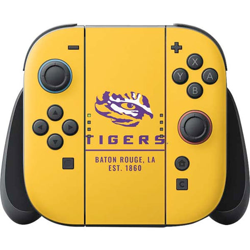 LSU Tigers Baton Rouge Yellow Nintendo Switch 2 (2025) Joy-Con Controller Skin