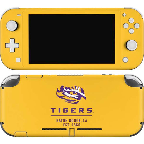 Louisiana State University - LSU Tigers Baton Rouge Yellow Nintendo Switch Lite Skin