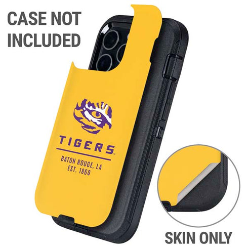 Louisiana State University - LSU Tigers Baton Rouge Yellow Otterbox Defender iPhone Skin