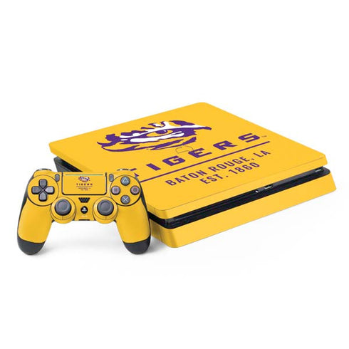 LSU Tigers Baton Rouge Yellow PlayStation PS4 Skins