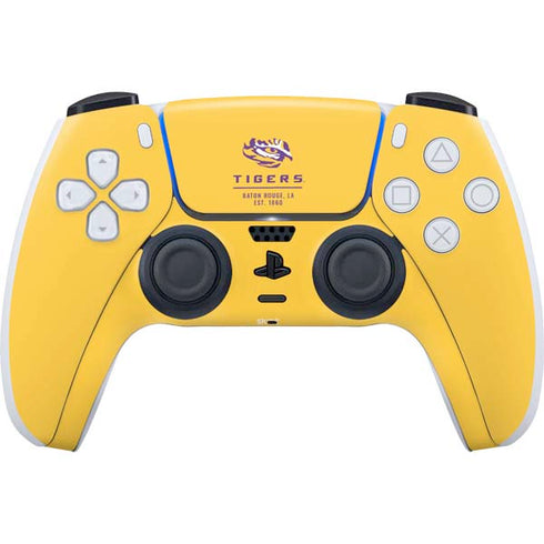 LSU Tigers Baton Rouge Yellow PlayStation PS5 Skins