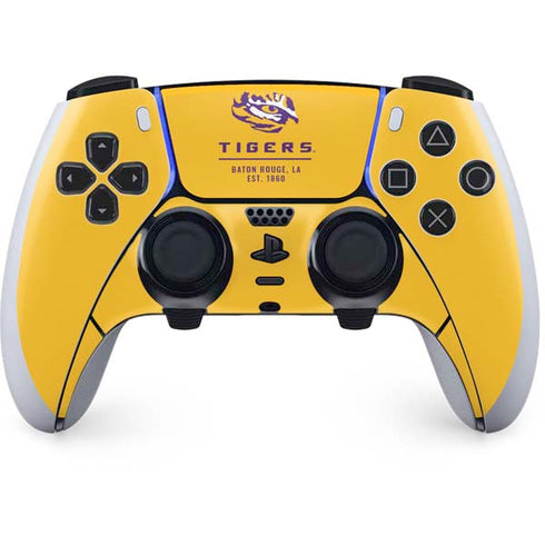 LSU Tigers Baton Rouge Yellow PlayStation PS5 Skins
