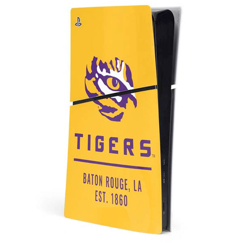 LSU Tigers Baton Rouge Yellow PlayStation PS5 Skins