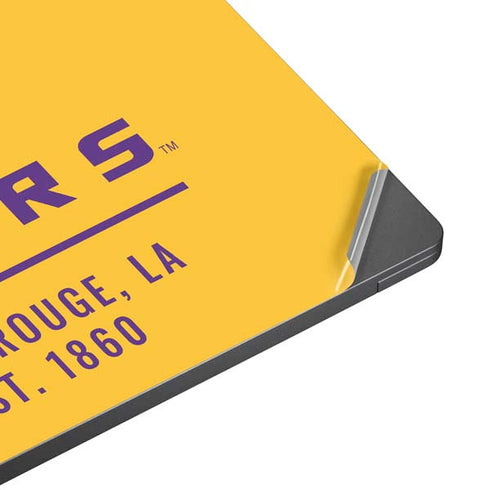 LSU Tigers Baton Rouge Yellow Surface Laptop 7 13.8in Skin