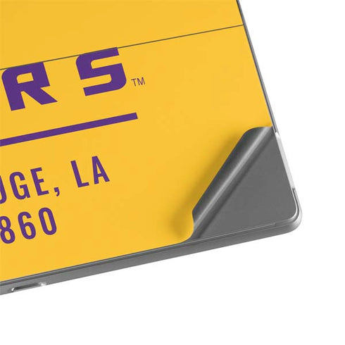 Louisiana State University - LSU Tigers Baton Rouge Yellow Surface Pro 8 Skin