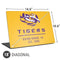 Louisiana State University - LSU Tigers Baton Rouge Yellow Universal Laptop 18in (14.6 x 10.6in) Skin