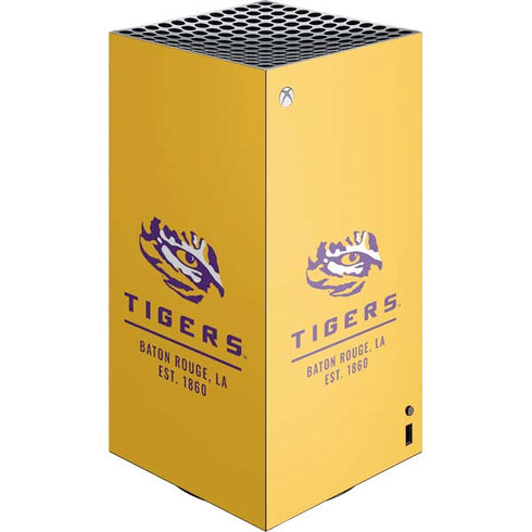 LSU Tigers Baton Rouge Yellow Xbox Series X Skins