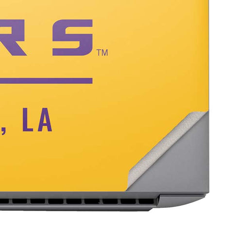 LSU Tigers Baton Rouge Yellow HP ZBook Fury 16 G10 Skin