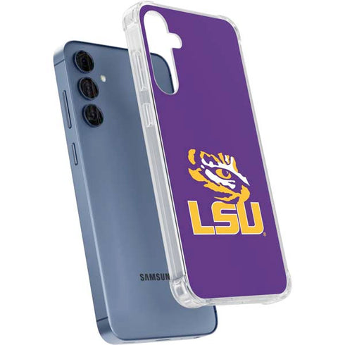 LSU Tigers Mascot Galaxy A55 5G Clear Case