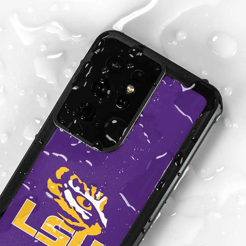 LSU Tigers Mascot Galaxy S24 Ultra Waterproof Case