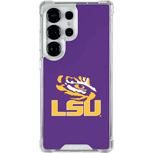 LSU Tigers Mascot Galaxy S25 Ultra Clear Case