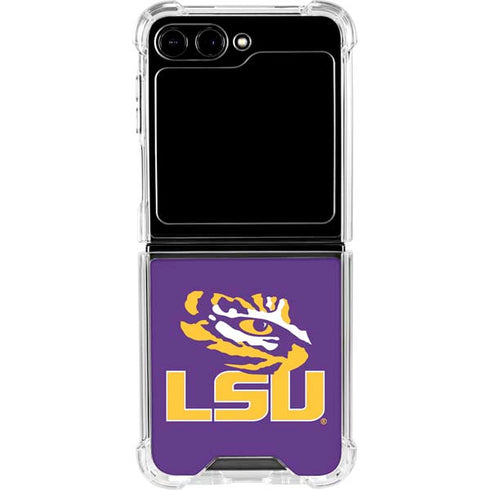 LSU Tigers Mascot Galaxy Z Flip6 Clear Case