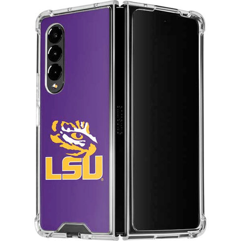 Louisiana State University - LSU Tigers Mascot Galaxy Z Fold4 5G Clear Case