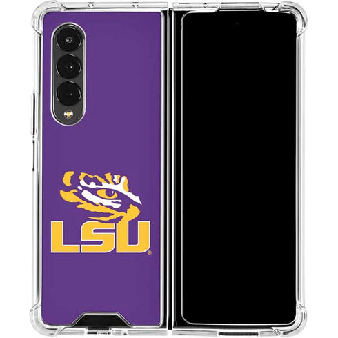Louisiana State University - LSU Tigers Mascot Galaxy Z Fold4 5G Clear Case