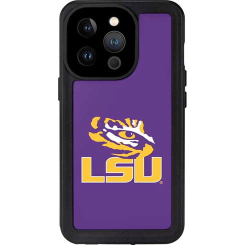 LSU Tigers Mascot iPhone 15 Pro Waterproof Case