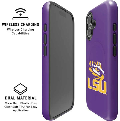 LSU Tigers Mascot iPhone 16 Magsafe Impact Case