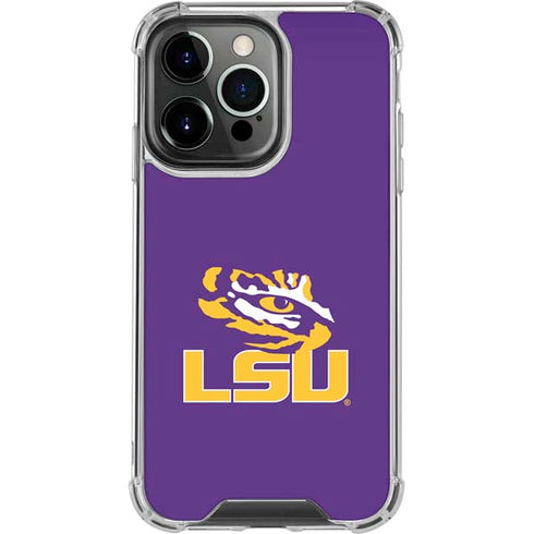 LSU Tigers Mascot iPhone 16 Pro Max Clear Case