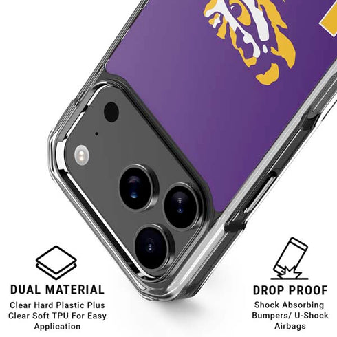 LSU Tigers Mascot iPhone 18 Pro Clear Case