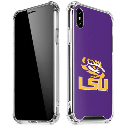 LSU Tigers Mascot iPhone X/XS Clear Case