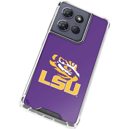 LSU Tigers Mascot Moto G 5G (2025) Clear Case