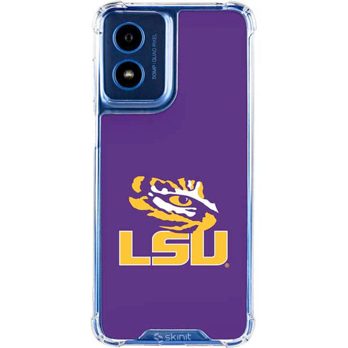 LSU Tigers Mascot Moto G Play 4G (2024) Clear Case