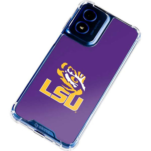LSU Tigers Mascot Moto G Play 4G (2024) Clear Case