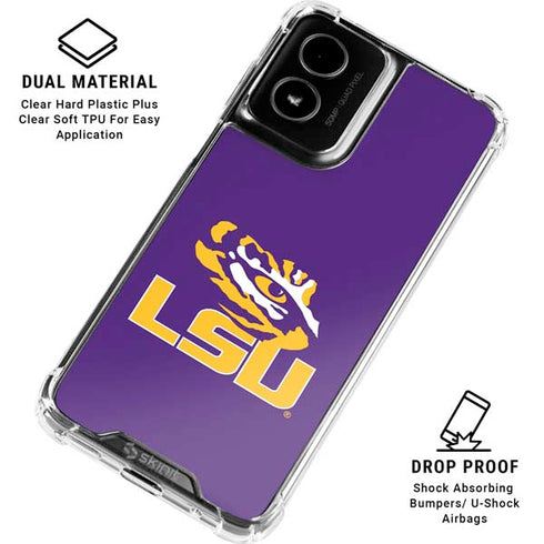 LSU Tigers Mascot Moto G Power 5G (2024) Clear Case