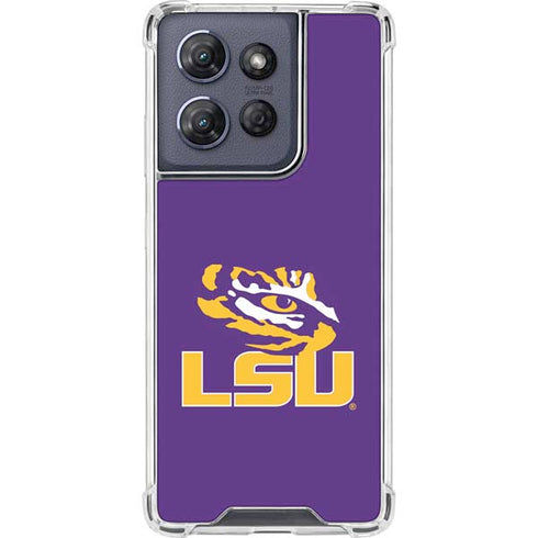 LSU Tigers Mascot Moto G Power 5G (2025) Clear Case