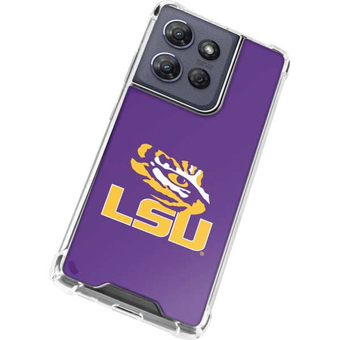 LSU Tigers Mascot Moto G Power 5G (2025) Clear Case