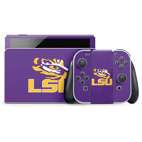 Louisiana State University - LSU Tigers Mascot Nintendo Switch OLED (2021) Skin