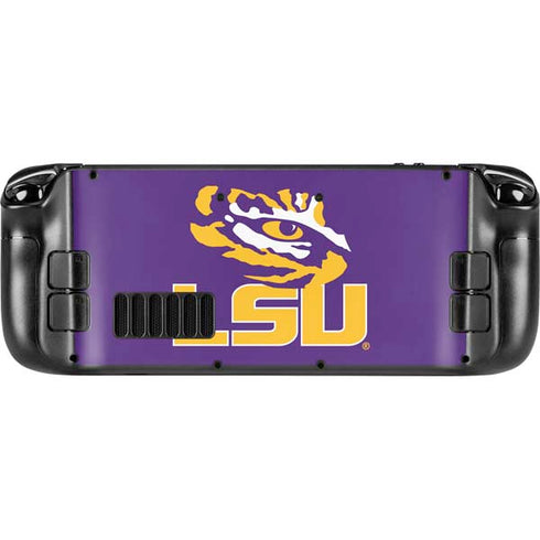 LSU Tigers Mascot Steam Deck Handheld Gaming Computer OLED Skin