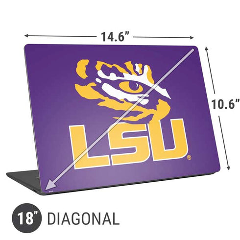 Louisiana State University - LSU Tigers Mascot Universal Laptop 18in (14.6 x 10.6in) Skin