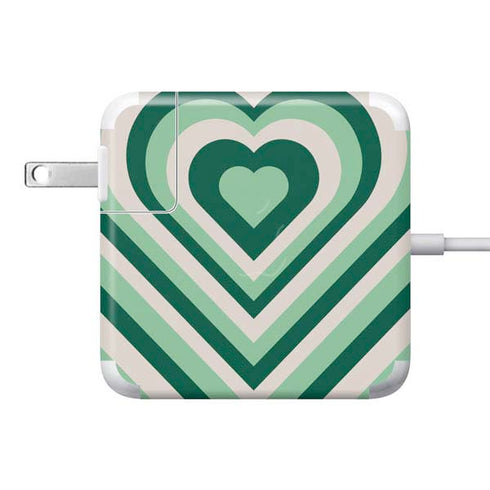 Lucky Heart Pattern 85W Power Adapter (15 and 17 inch MacBook Pro Charger) Skin