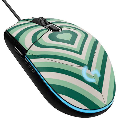 Lucky Heart Pattern G203 Prodigy RGB Wired Gaming Mouse Skin