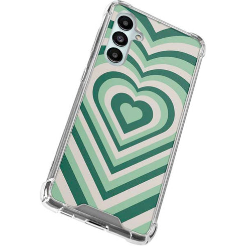 Lucky Heart Pattern Galaxy A16 5G Clear Case