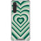 Lucky Heart Pattern Galaxy A17 Clear Case