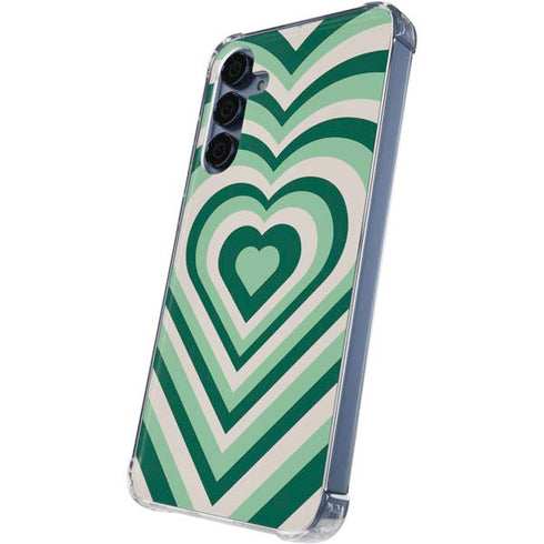 Lucky Heart Pattern Galaxy A35 5G Clear Case
