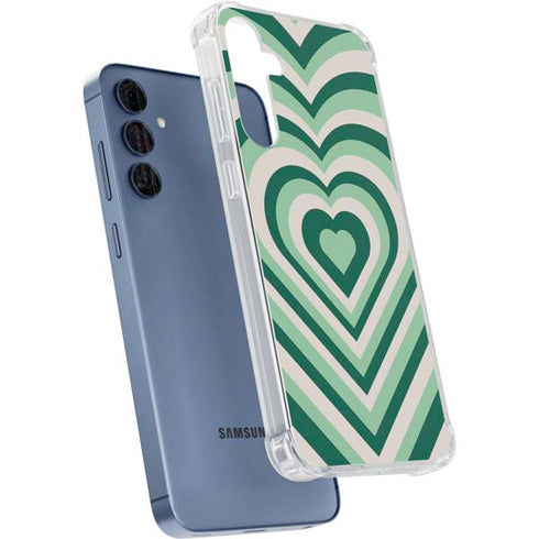 Lucky Heart Pattern Galaxy A35 5G Clear Case