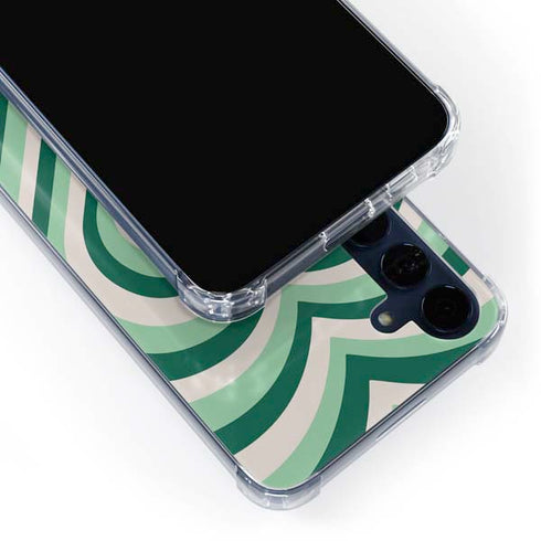 Lucky Heart Pattern Galaxy A55 5G Clear Case