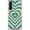 Lucky Heart Pattern Galaxy S24 FE Clear Case
