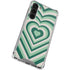 Lucky Heart Pattern Galaxy S24 FE Clear Case