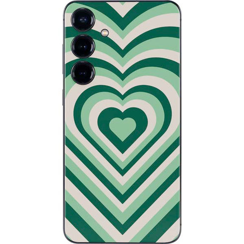Lucky Heart Pattern Galaxy S25 Plus Skin