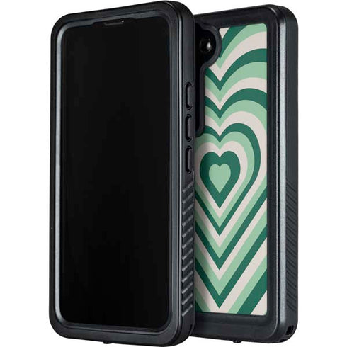 Lucky Heart Pattern Galaxy S24 Waterproof Case