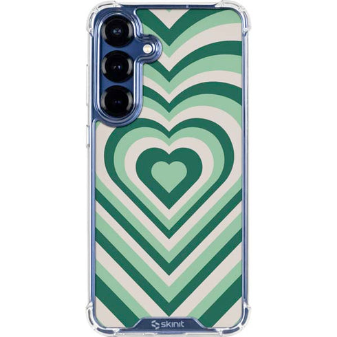 Lucky Heart Pattern Galaxy S25 Clear Case
